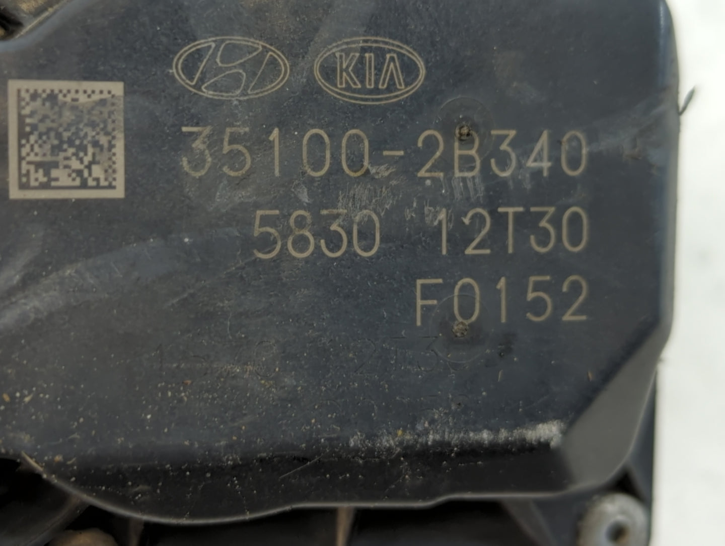 2016-2020 Kia Optima Throttle Body P/N:35100-2B340 Fits Fits 2015 2016 2017 2018 2019 2020 2021 2022 OEM Used Auto Parts - O
