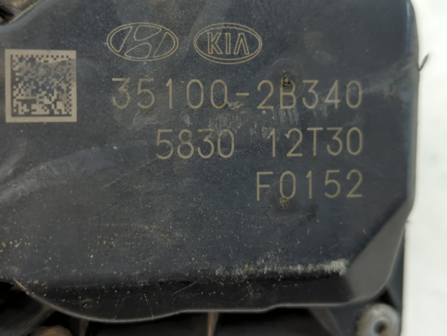 2016-2020 Kia Optima Throttle Body P/N:35100-2B340 Fits Fits 2015 2016 2017 2018 2019 2020 2021 2022 OEM Used Auto Parts - O