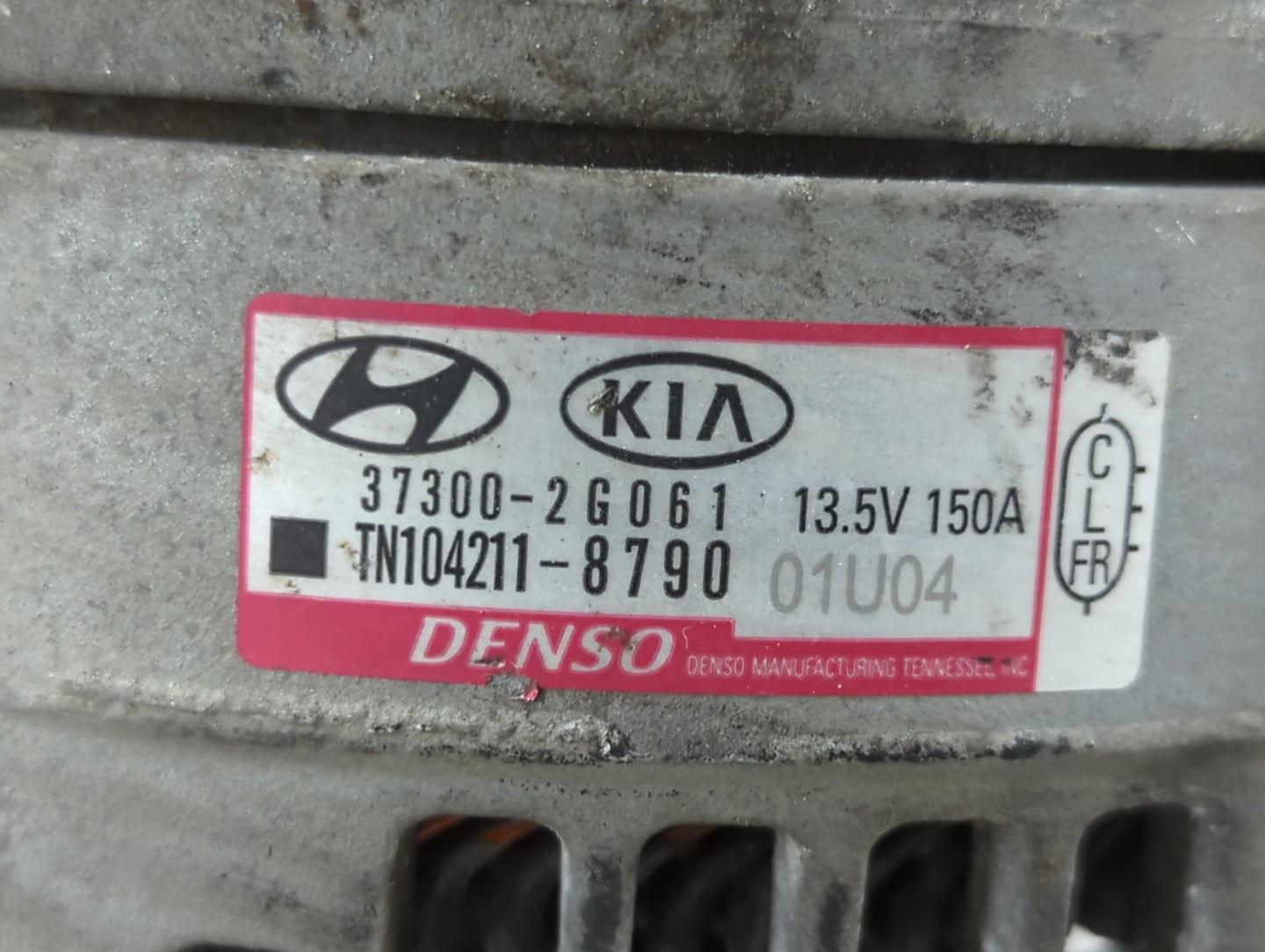 2016-2020 Kia Optima Alternator Replacement Generator Charging Assembly Engine OEM P/N:TN104211-8790 37300-2G061 Fits OEM Us