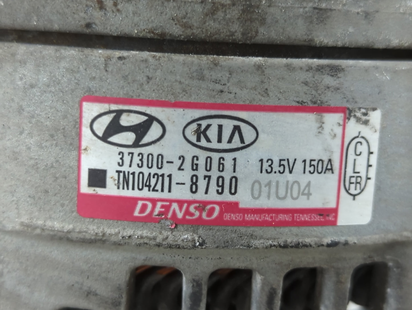 2016-2020 Kia Optima Alternator Replacement Generator Charging Assembly Engine OEM P/N:TN104211-8790 37300-2G061 Fits OEM Us