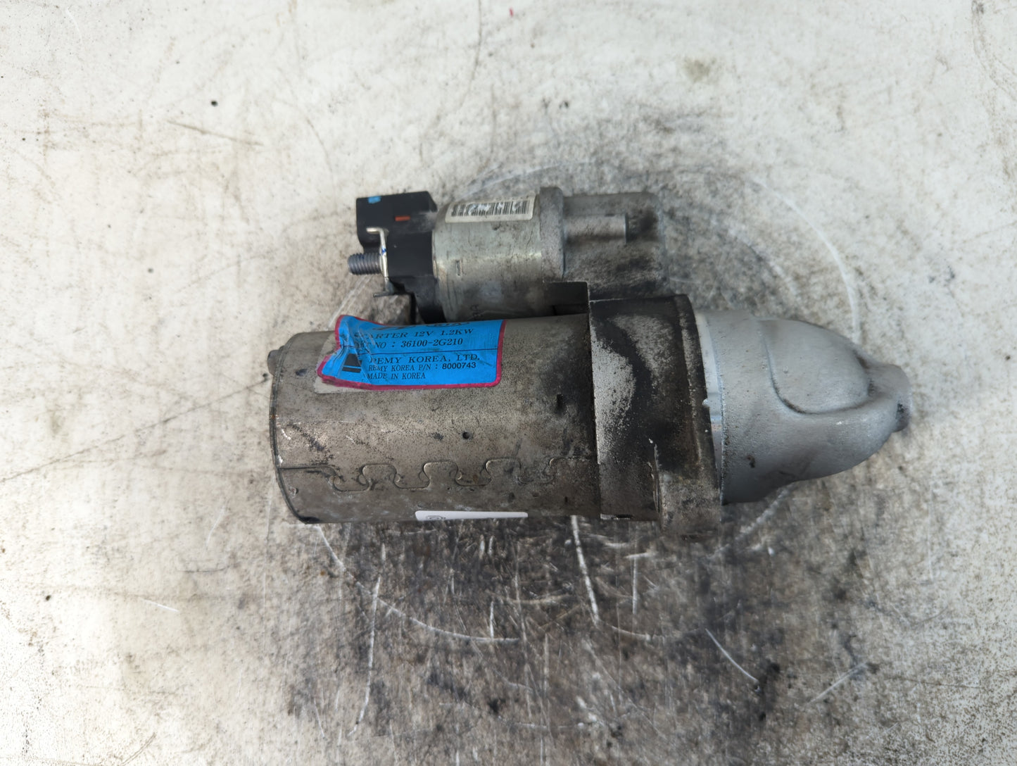 2016-2020 Kia Optima Car Starter Motor Solenoid OEM P/N:36100-2G210 Fits Fits 2015 2016 2017 2018 2019 2020 OEM Used Auto Pa