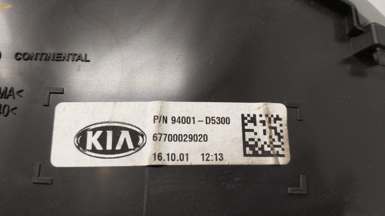 2016-2018 Kia Optima Instrument Cluster Speedometer Gauges P/N:94001-D5000 94001-D5300 Fits Fits 2016 2017 2018 OEM Used Aut