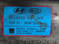 2016-2020 Kia Optima Car Starter Motor Solenoid OEM P/N:36100-2G210 Fits Fits 2015 2016 2017 2018 2019 2020 OEM Used Auto Pa