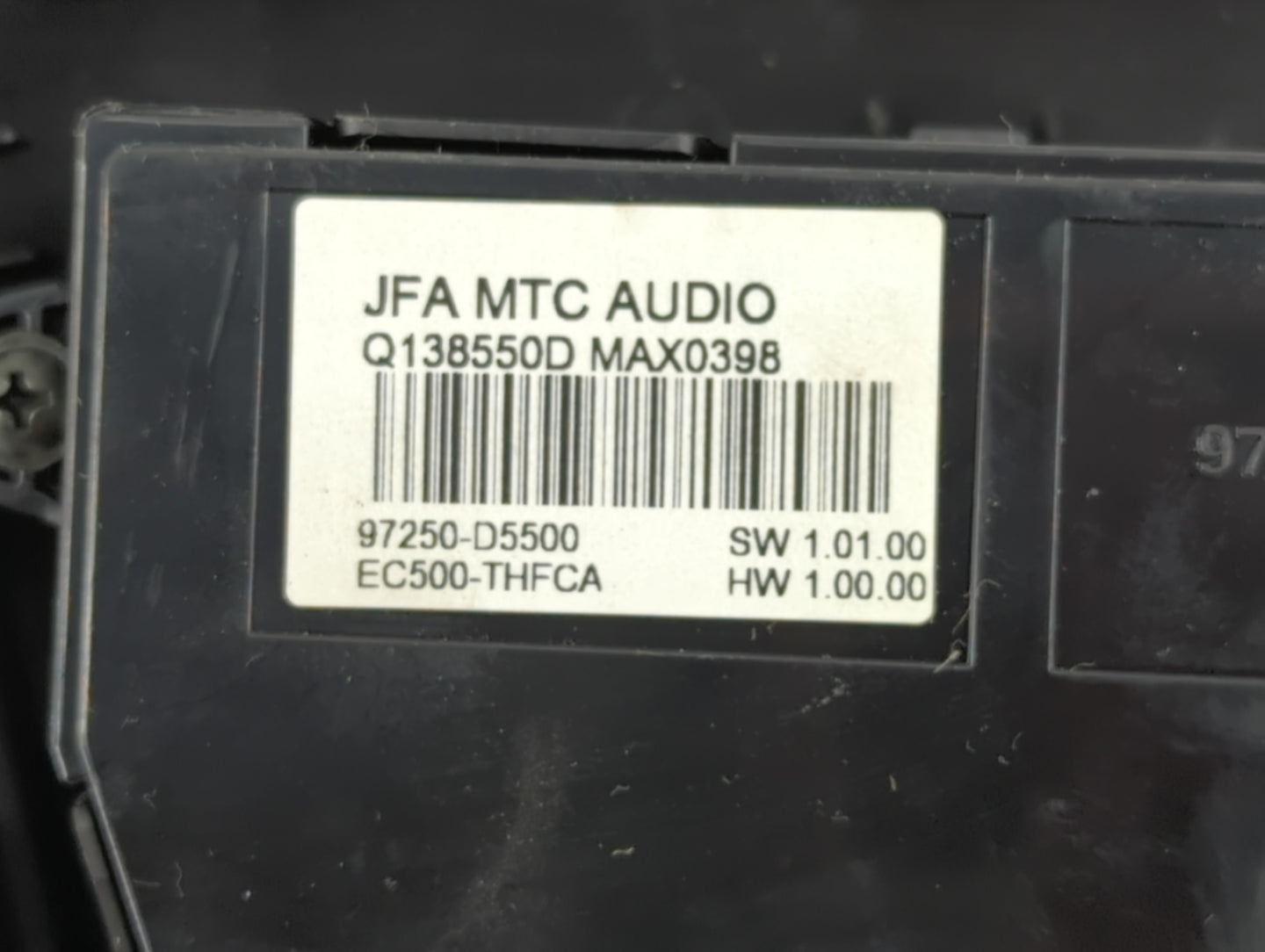 2016-2018 Kia Optima Climate Control Module Temperature AC/Heater Replacement P/N:97250-D5500 Fits Fits 2016 2017 2018 OEM U