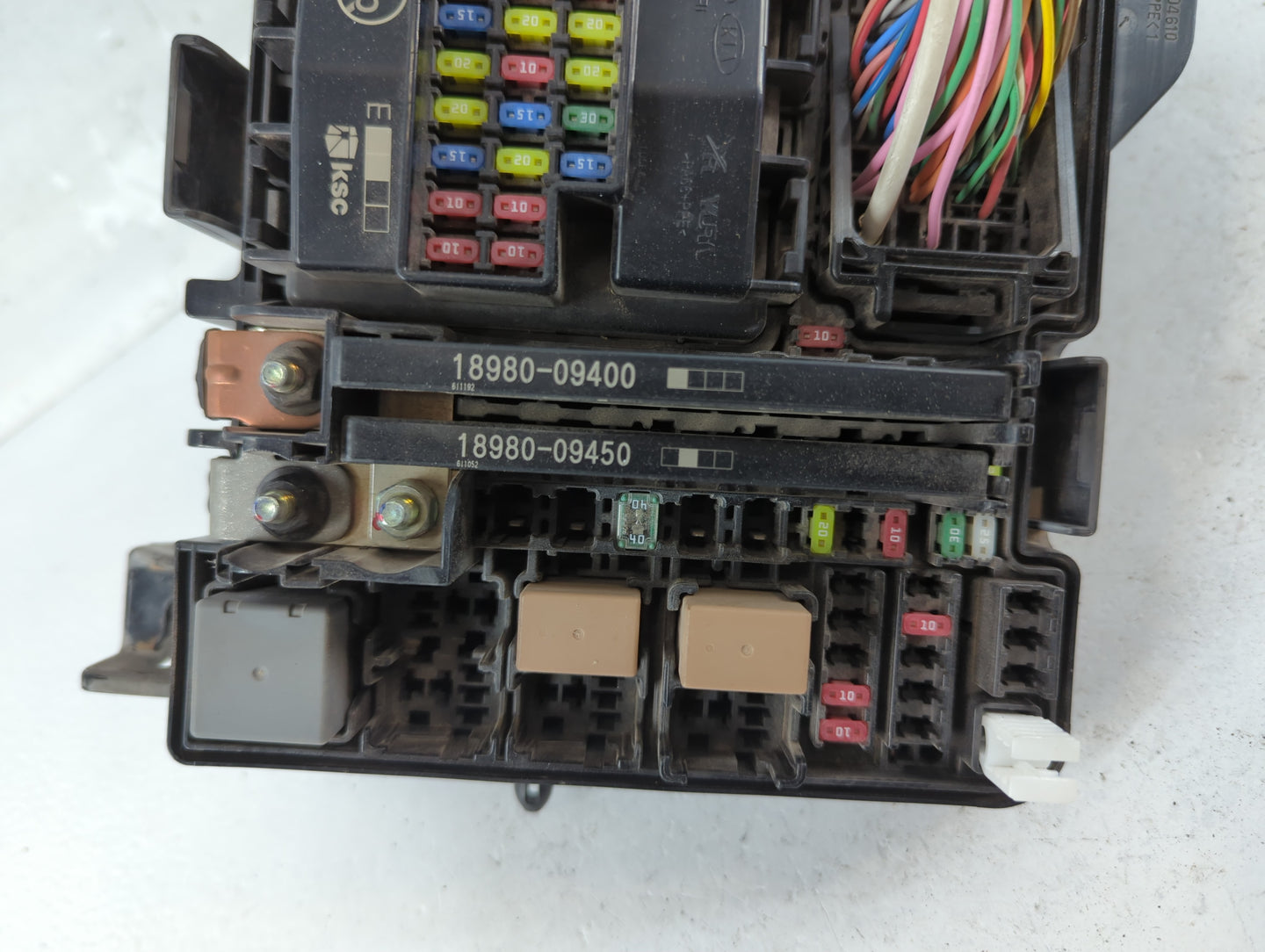 2017-2019 Kia Optima Fusebox Fuse Box Panel Relay Module P/N:9123C A712C Fits Fits 2017 2018 2019 OEM Used Auto Parts - Oemu
