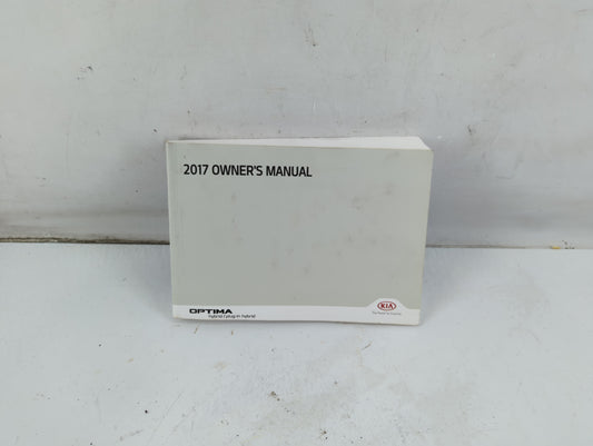 2017 Kia Optima Owners Manual Book Guide P/N:HA8O-EU6NC OEM Used Auto Parts - Oemusedautoparts1.com
