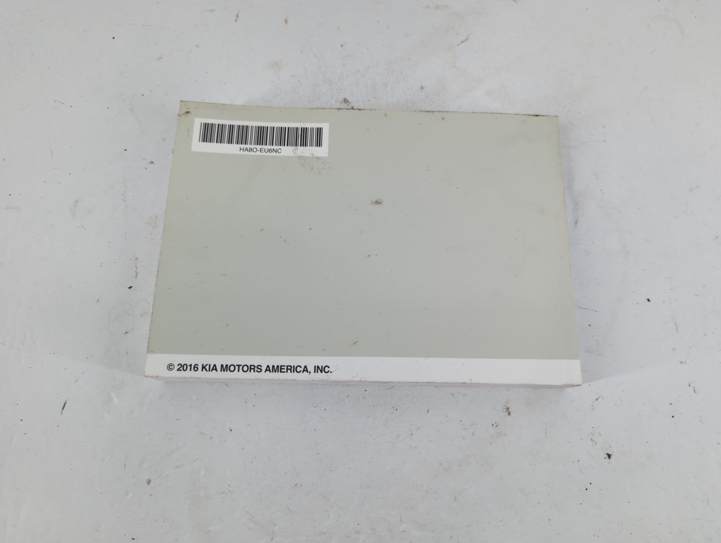 2017 Kia Optima Owners Manual Book Guide P/N:HA8O-EU6NC OEM Used Auto Parts - Oemusedautoparts1.com