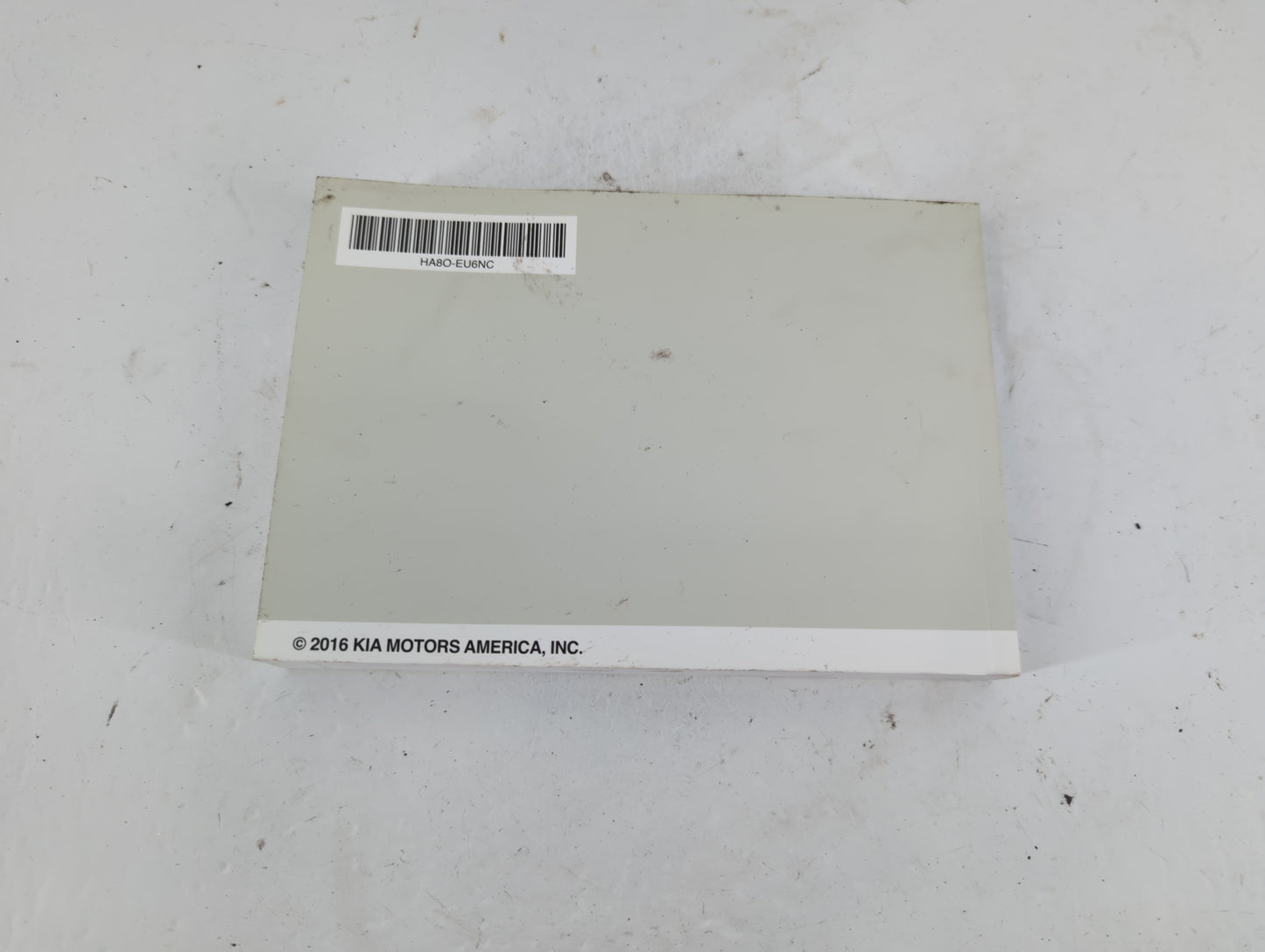 2017 Kia Optima Owners Manual Book Guide P/N:HA8O-EU6NC OEM Used Auto Parts - Oemusedautoparts1.com