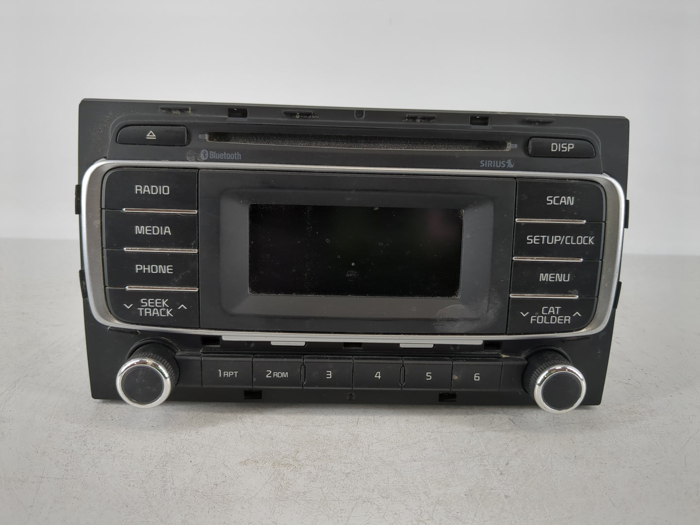 2016-2017 Kia Rio Radio AM FM Cd Player Receiver Replacement P/N:96170-1W960CA Fits Fits 2016 2017 OEM Used Auto Parts - Oem