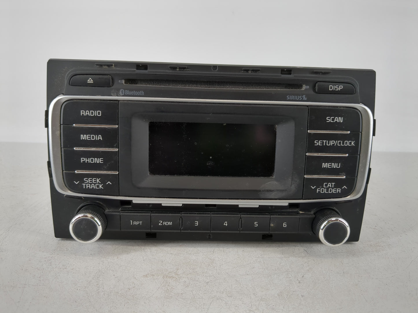 2016-2017 Kia Rio Radio AM FM Cd Player Receiver Replacement P/N:96170-1W960CA Fits Fits 2016 2017 OEM Used Auto Parts - Oem