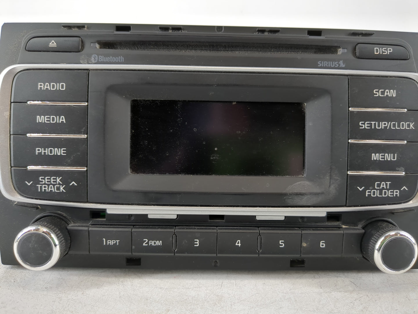 2016-2017 Kia Rio Radio AM FM Cd Player Receiver Replacement P/N:96170-1W960CA Fits Fits 2016 2017 OEM Used Auto Parts - Oem