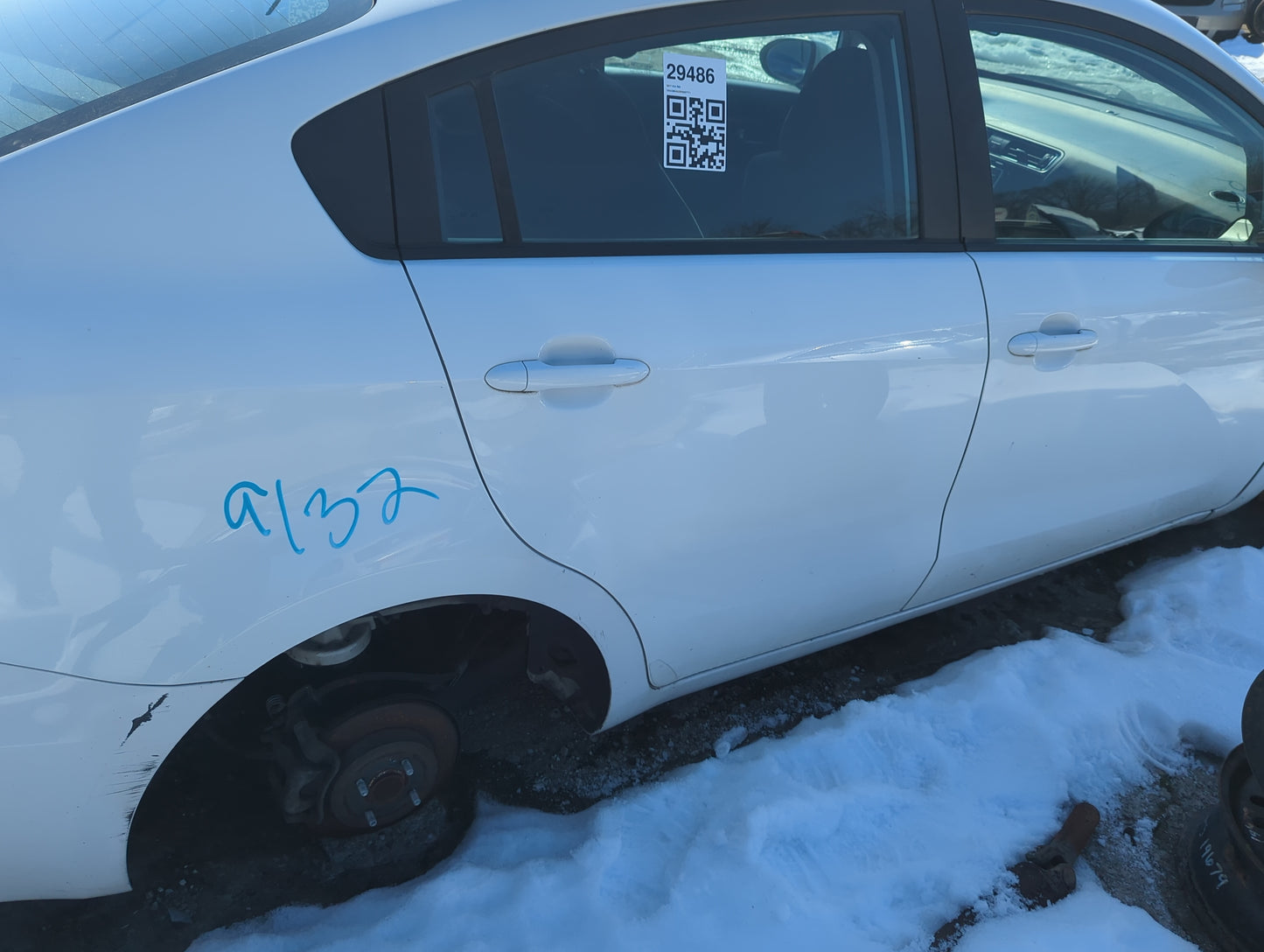2012-2017 Kia Rio Passenger Rear Door Oem - Oemusedautoparts1.com