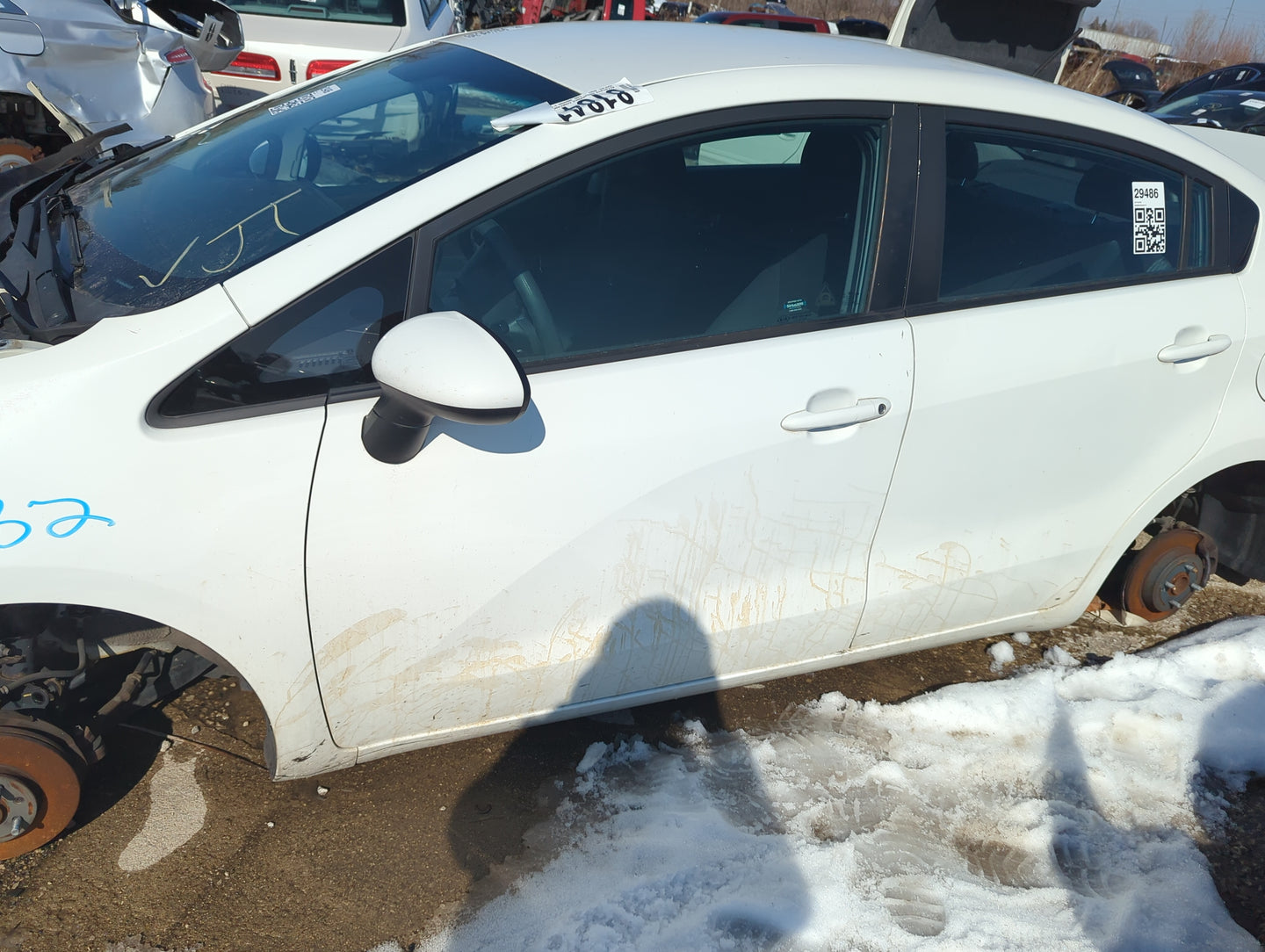 2012-2017 Kia Rio Driver Front Door Oem - Oemusedautoparts1.com
