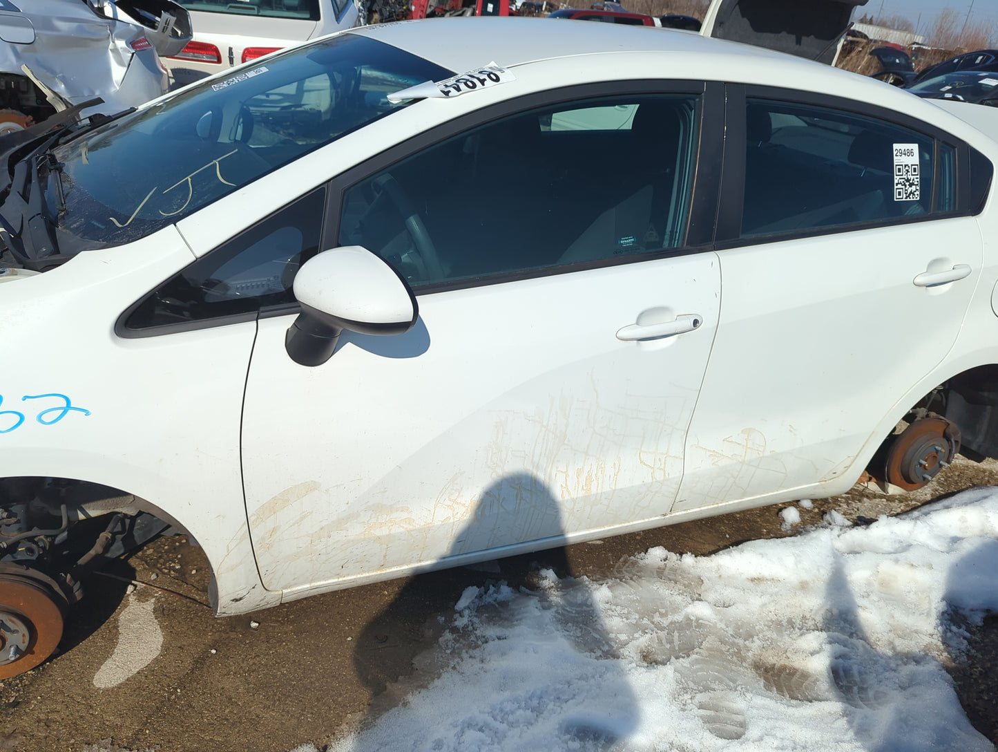 2012-2017 Kia Rio Driver Front Door Oem - Oemusedautoparts1.com
