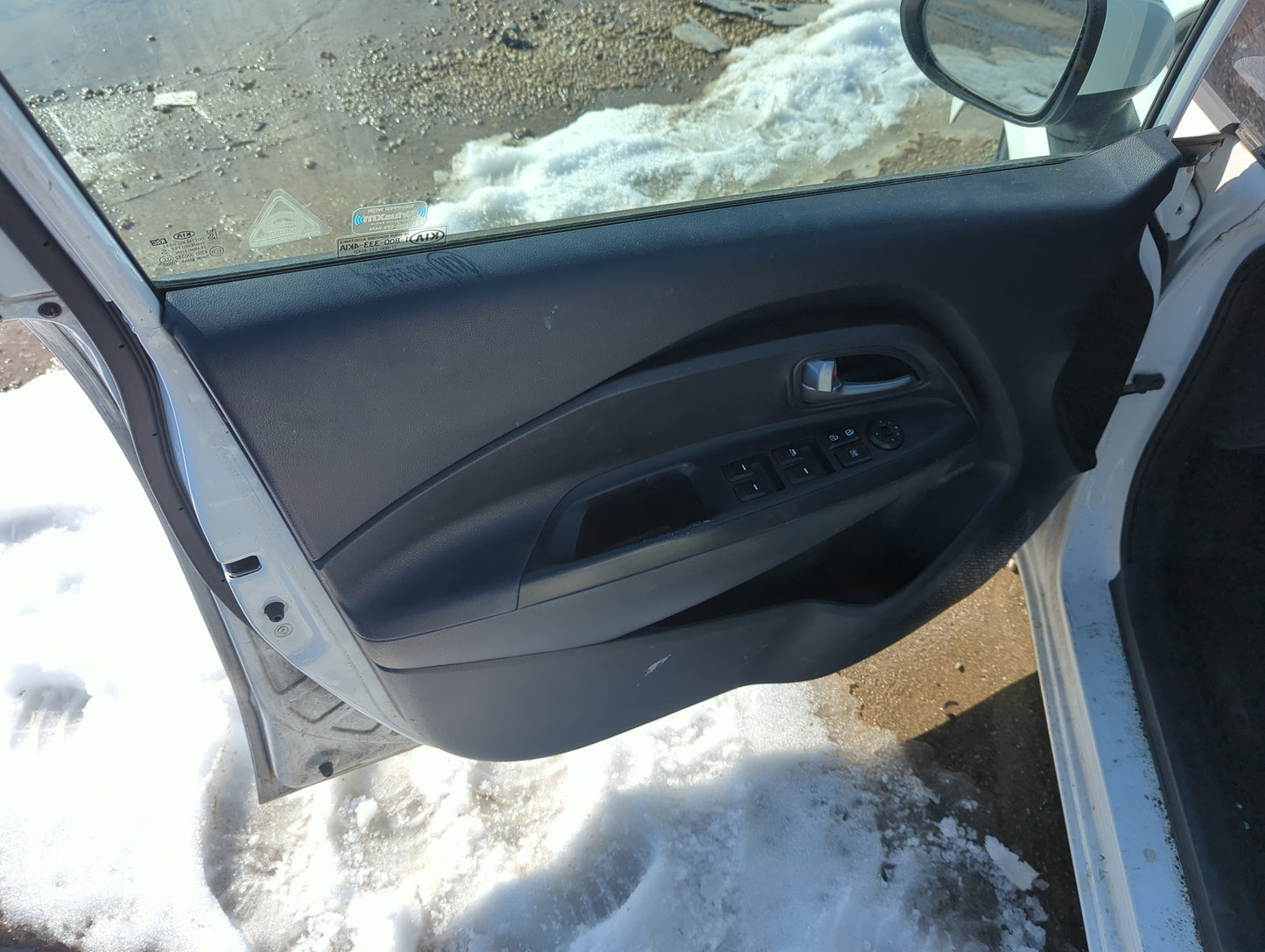 2017 Kia Rio Front Left Driver Interior Door Panel Trim - Oemusedautoparts1.com