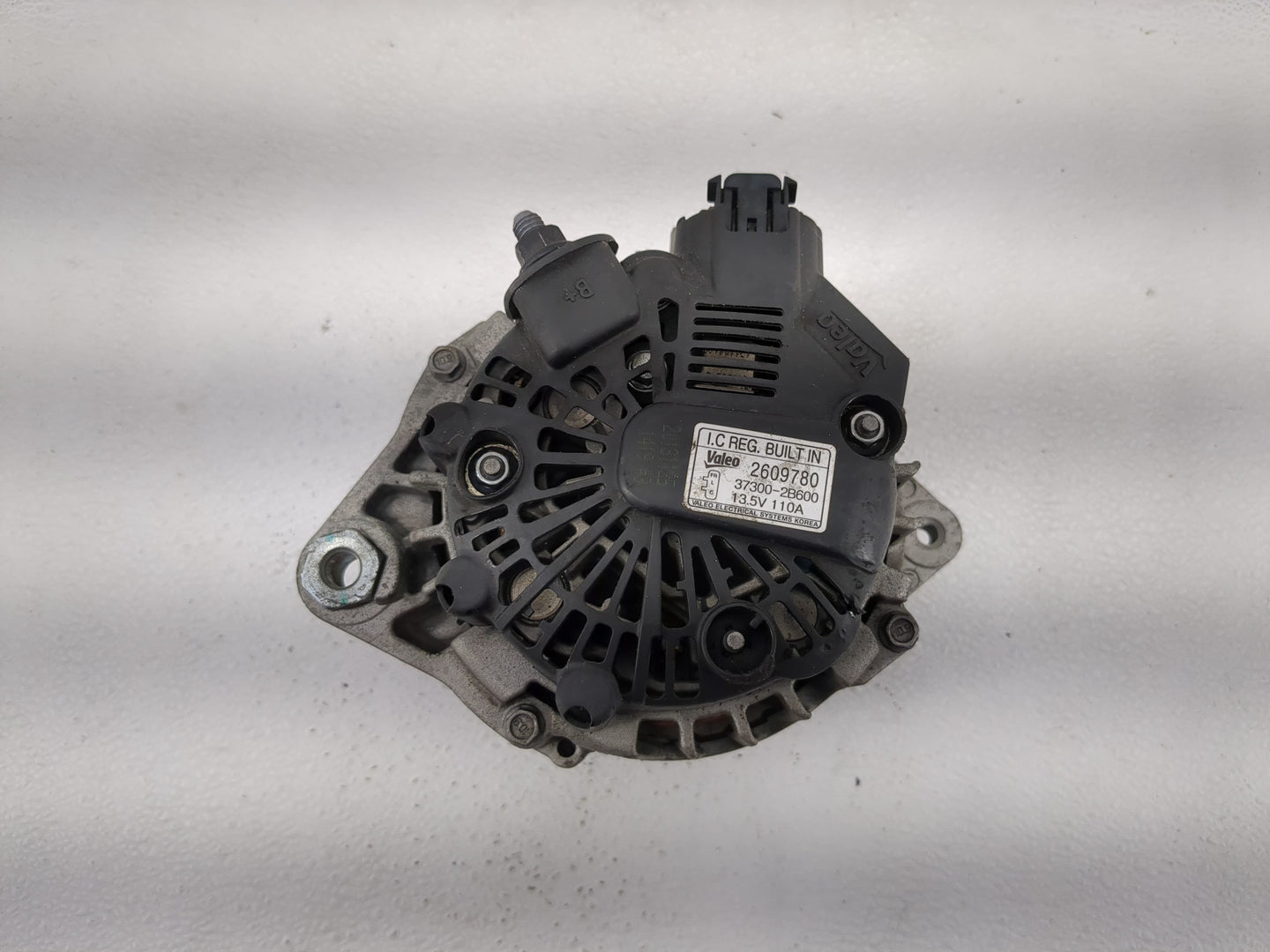 2016-2017 Kia Rio Alternator Replacement Generator Charging Assembly Engine OEM P/N:2609780 Fits Fits 2016 2017 OEM Used Aut