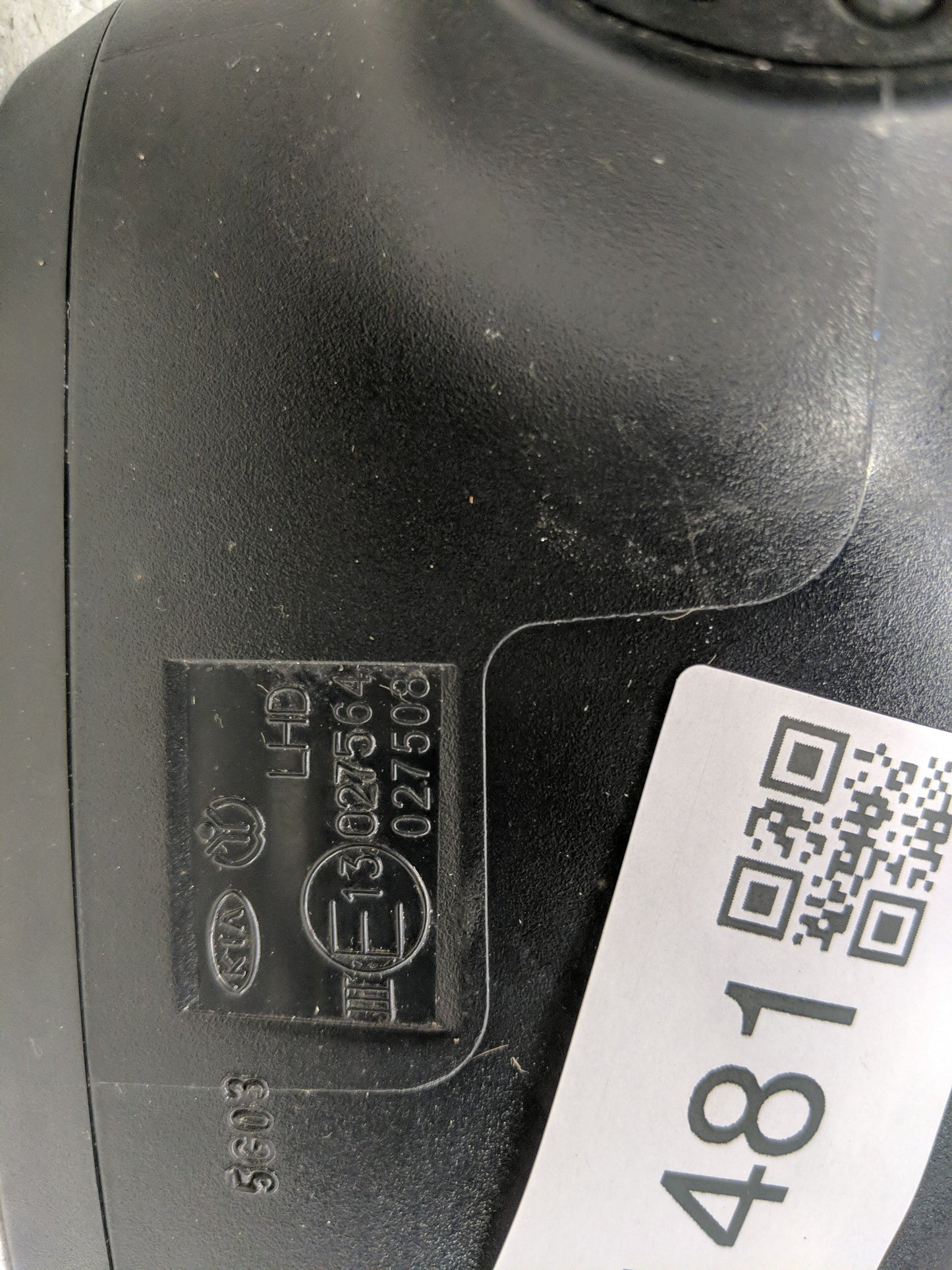 2014-2017 Kia Rio Side Mirror Replacement Driver Left View Door Mirror P/N:E13027564 Fits Fits 2014 2015 2016 2017 OEM Used 