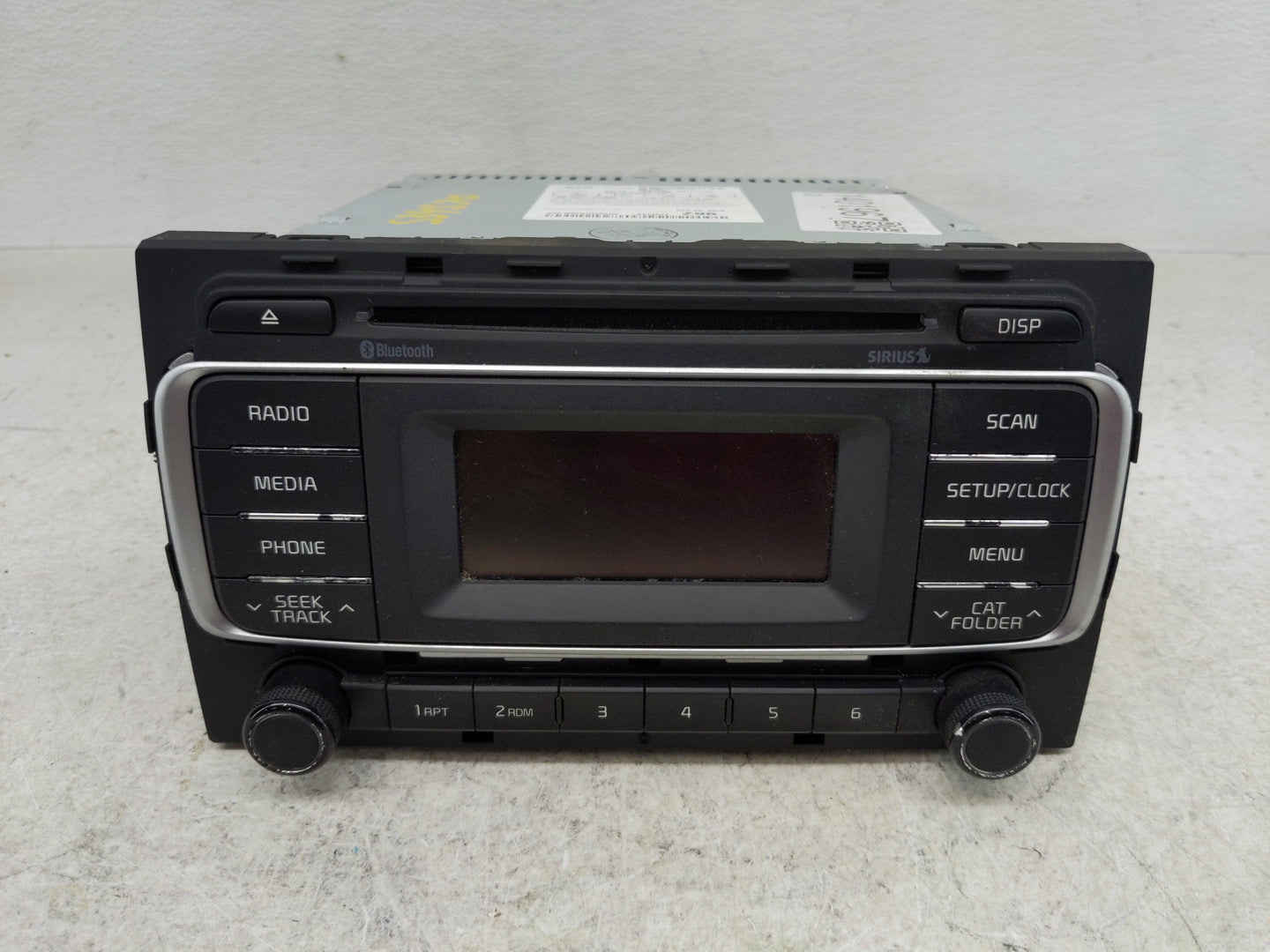 2016-2017 Kia Rio Radio AM FM Cd Player Receiver Replacement P/N:96170-1W960CA Fits Fits 2016 2017 OEM Used Auto Parts - Oem