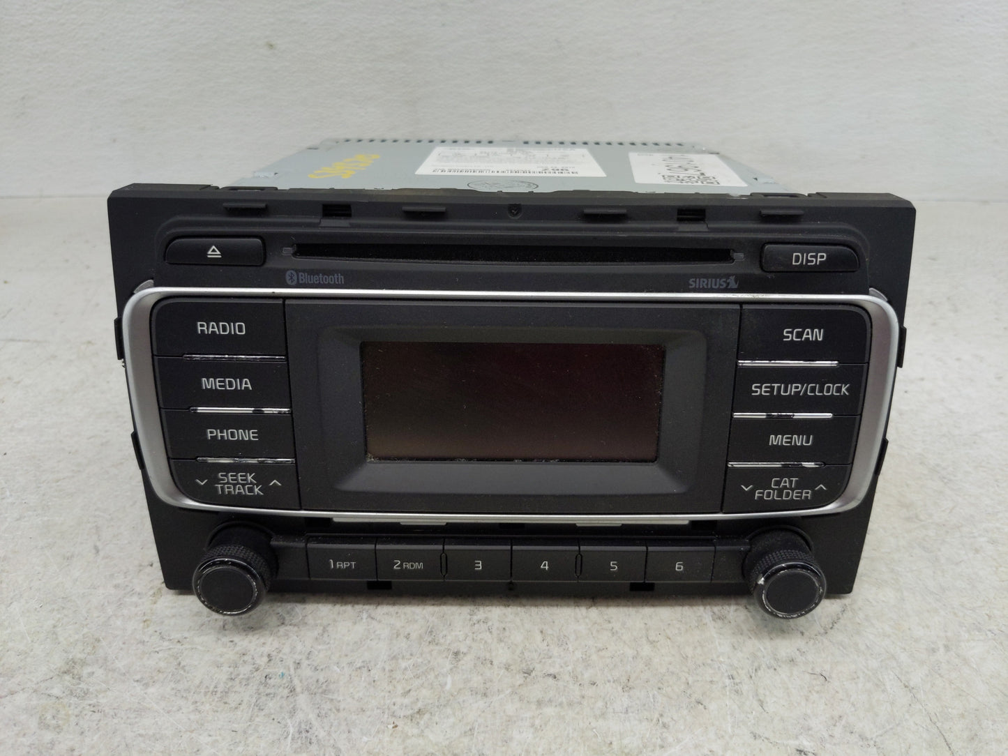 2016-2017 Kia Rio Radio AM FM Cd Player Receiver Replacement P/N:96170-1W960CA Fits Fits 2016 2017 OEM Used Auto Parts - Oem