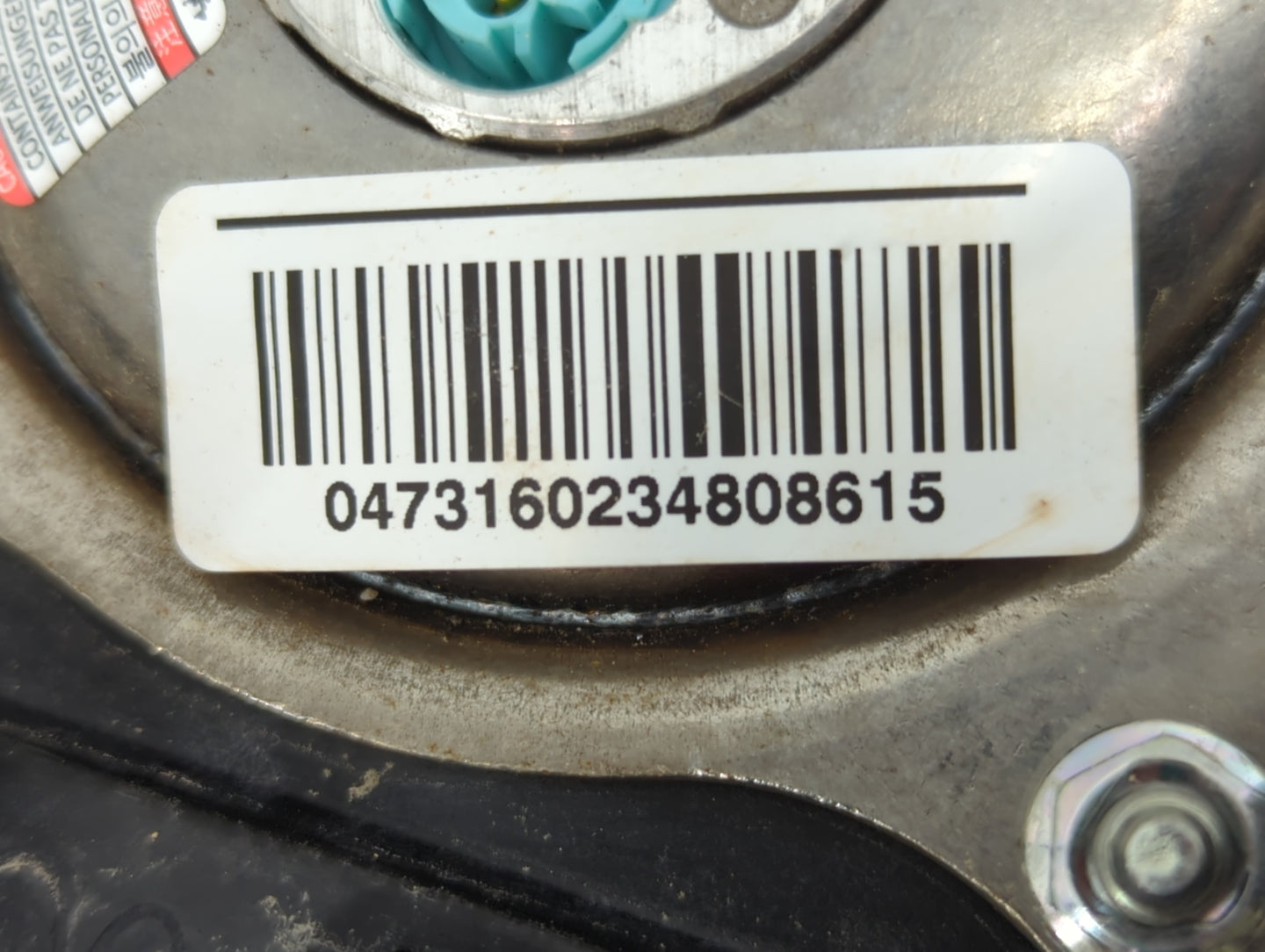 2012-2017 Kia Rio Air Bag Driver Left Steering Wheel Mounted P/N:569001W600HU Fits Fits 2012 2013 2014 2015 2016 2017 OEM Us