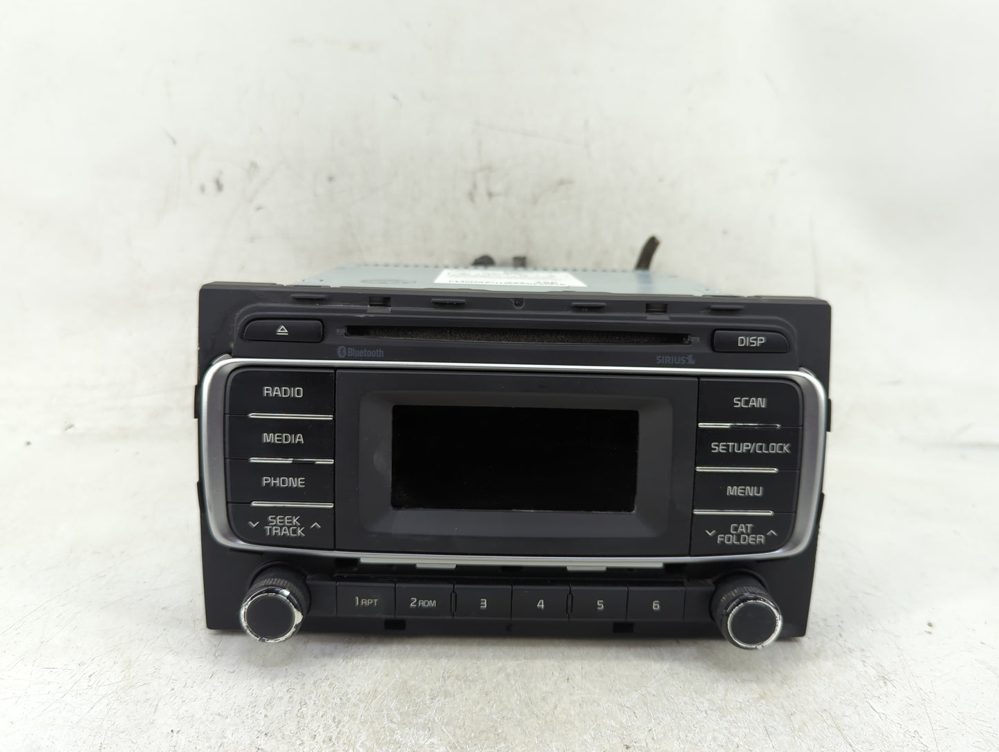 2016-2017 Kia Rio Radio AM FM Cd Player Receiver Replacement P/N:96170-1W960CA Fits Fits 2016 2017 OEM Used Auto Parts - Oem