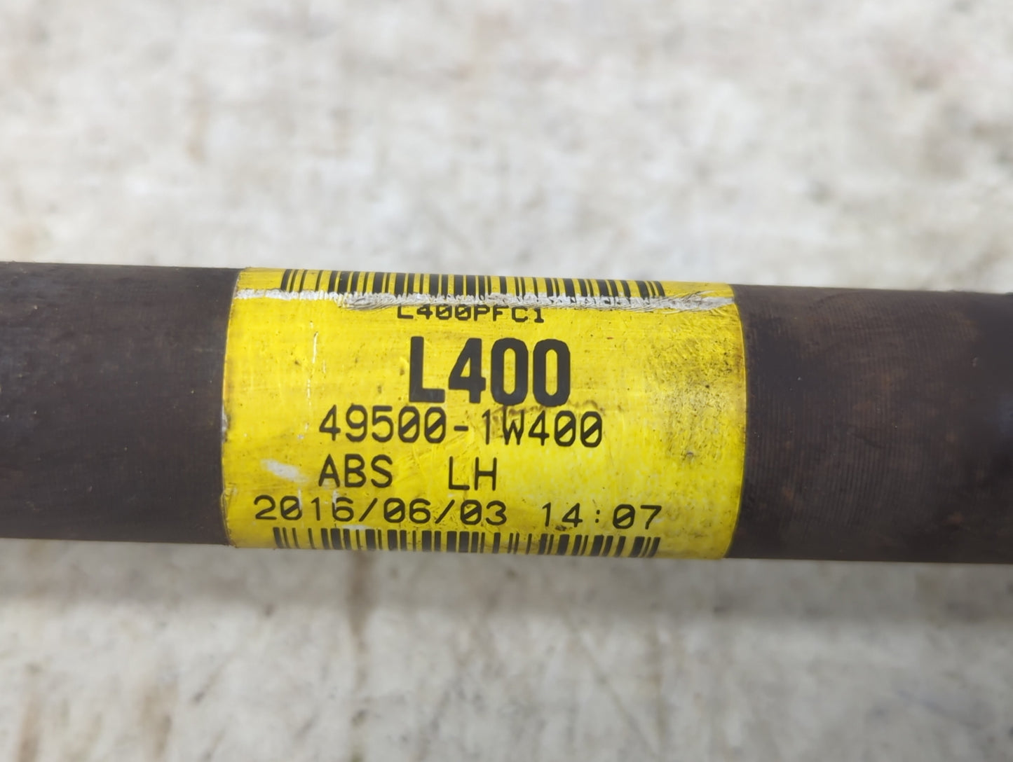 2012-2017 Kia Rio Axle Shaft Front Driver Cv C/v - Oemusedautoparts1.com