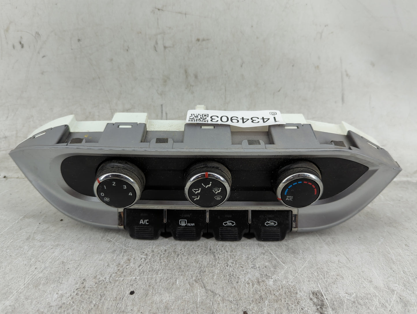 2016-2017 Kia Rio Climate Control Module Temperature AC/Heater Replacement P/N:97250-1W260 Fits Fits 2016 2017 OEM Used Auto