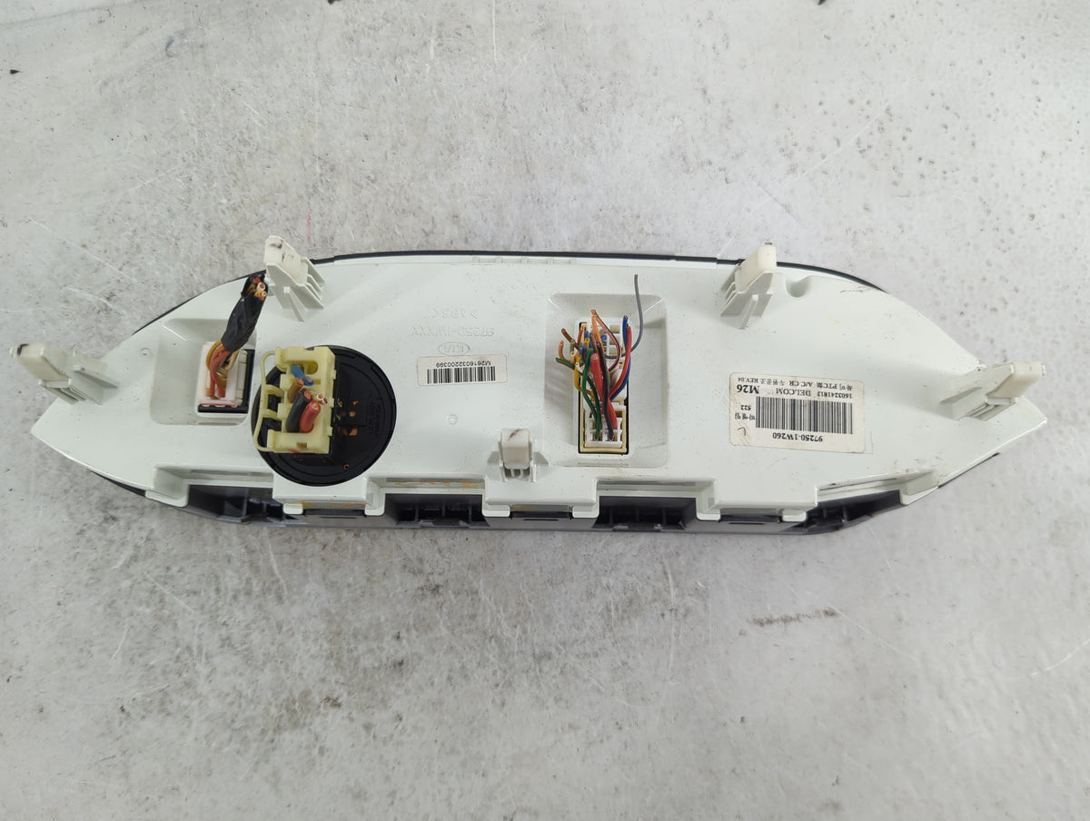 2016-2017 Kia Rio Climate Control Module Temperature AC/Heater Replacement P/N:97250-1W260 Fits Fits 2016 2017 OEM Used Auto