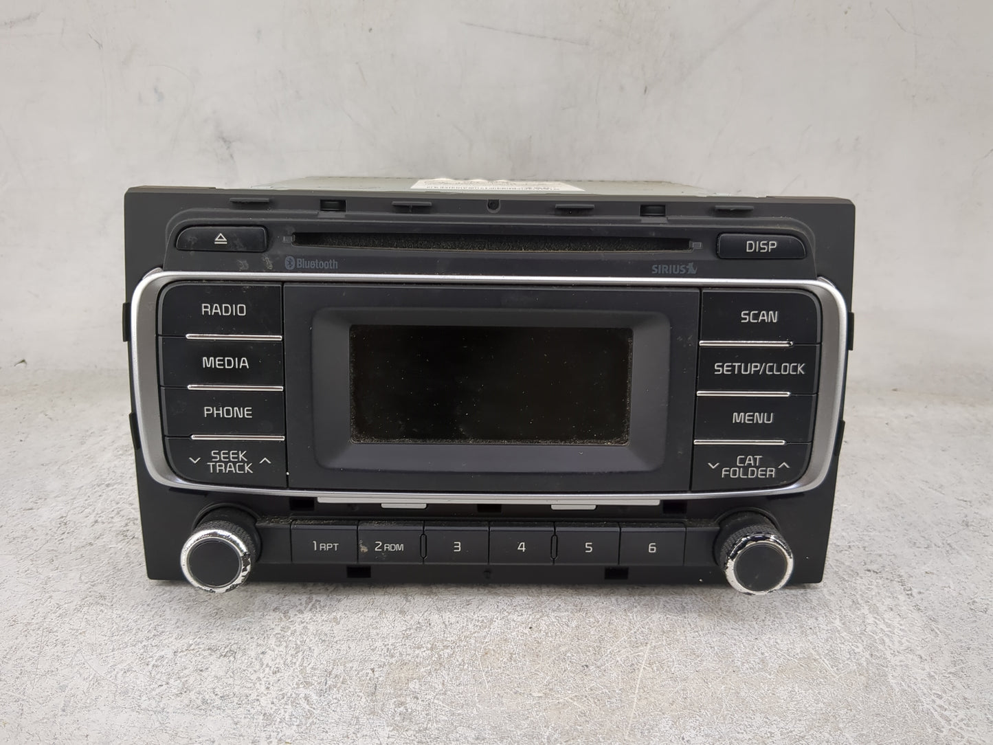 2016-2017 Kia Rio Radio AM FM Cd Player Receiver Replacement P/N:961701W960CA AM1A1IHAN, 96170-1W960CA Fits Fits 2016 2017 O