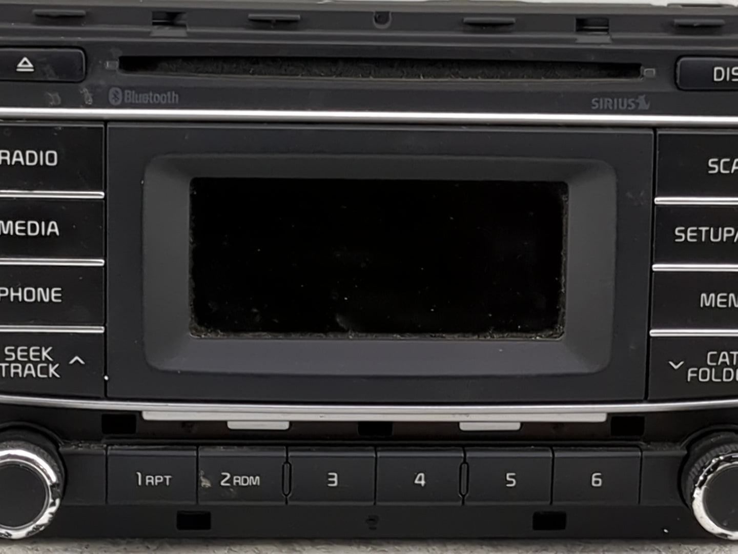 2016-2017 Kia Rio Radio AM FM Cd Player Receiver Replacement P/N:961701W960CA AM1A1IHAN, 96170-1W960CA Fits Fits 2016 2017 O