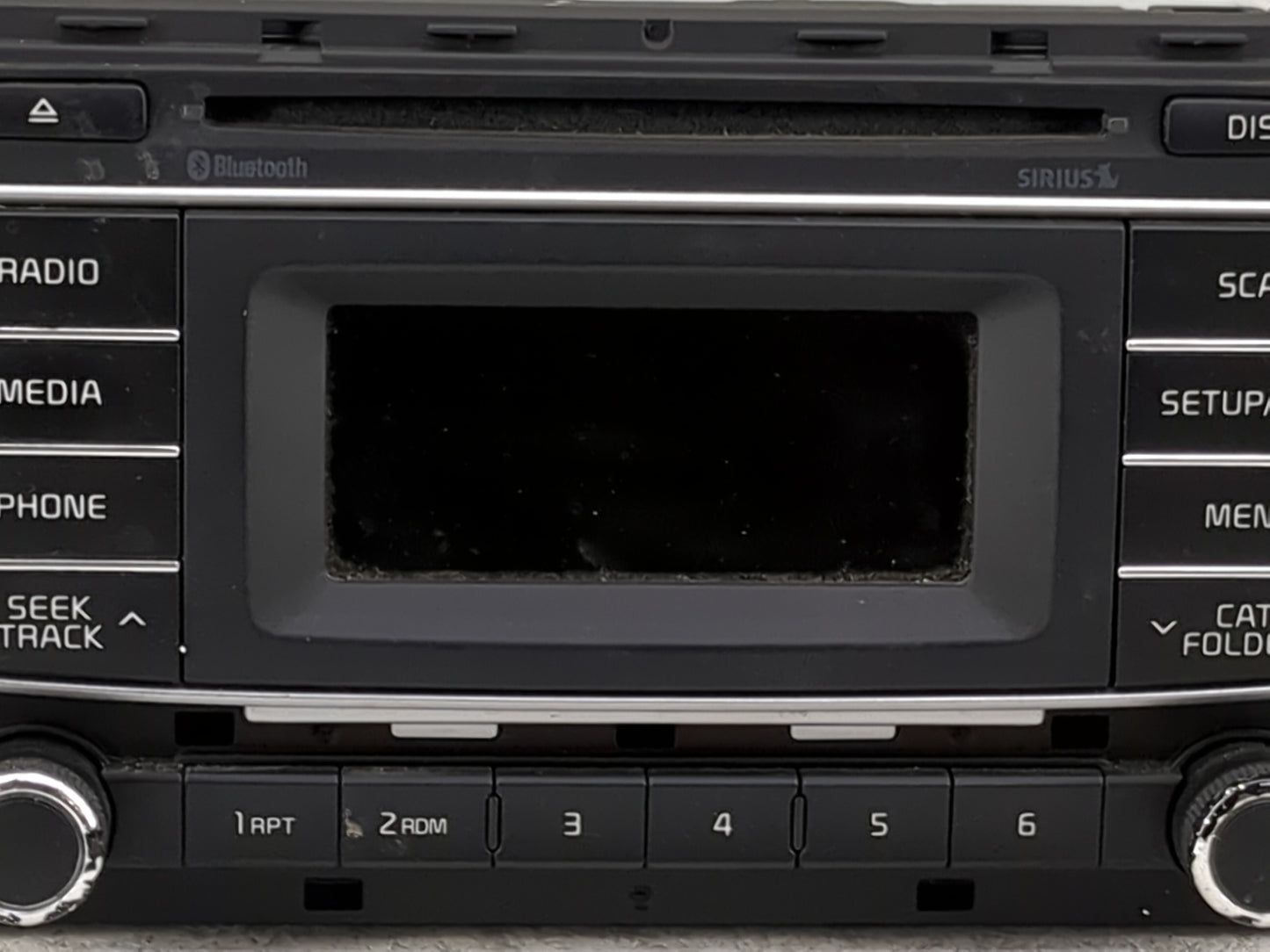 2016-2017 Kia Rio Radio AM FM Cd Player Receiver Replacement P/N:961701W960CA AM1A1IHAN, 96170-1W960CA Fits Fits 2016 2017 O