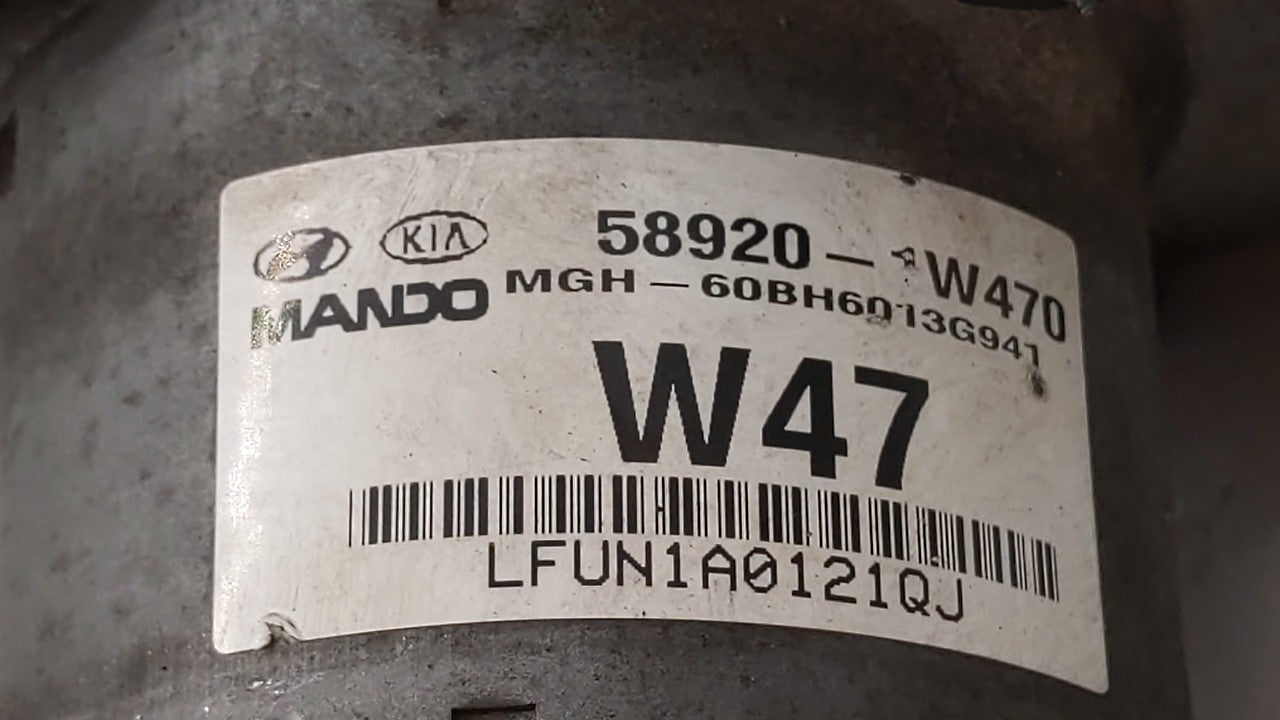 2016-2017 Kia Rio ABS Pump Control Module Replacement P/N:58920-1W470 Fits Fits 2016 2017 OEM Used Auto Parts - Oemusedautop