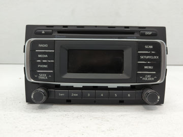 2016-2017 Kia Rio Radio AM FM Cd Player Receiver Replacement P/N:961701W962CA Fits Fits 2016 2017 OEM Used Auto Parts - Oemu