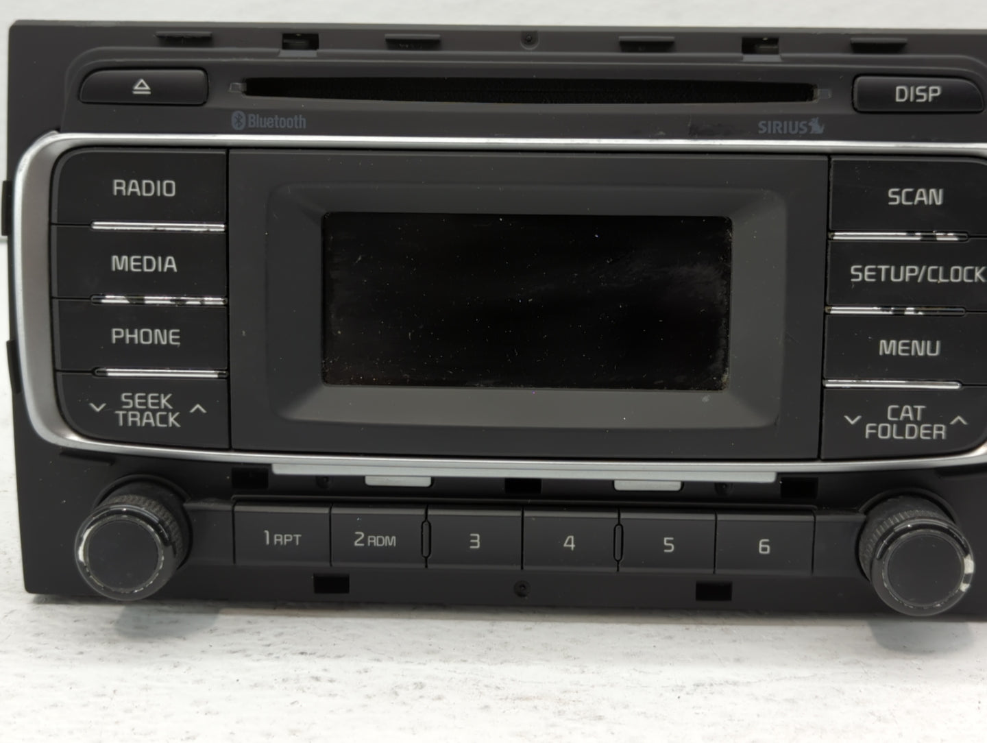 2016-2017 Kia Rio Radio AM FM Cd Player Receiver Replacement P/N:961701W962CA Fits Fits 2016 2017 OEM Used Auto Parts - Oemu