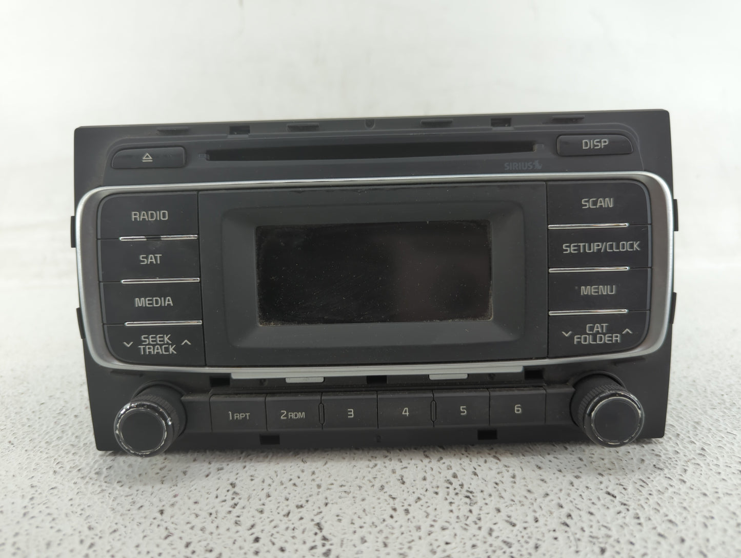 2016-2017 Kia Rio Radio AM FM Cd Player Receiver Replacement P/N:961701W910CA Fits Fits 2016 2017 OEM Used Auto Parts - Oemu