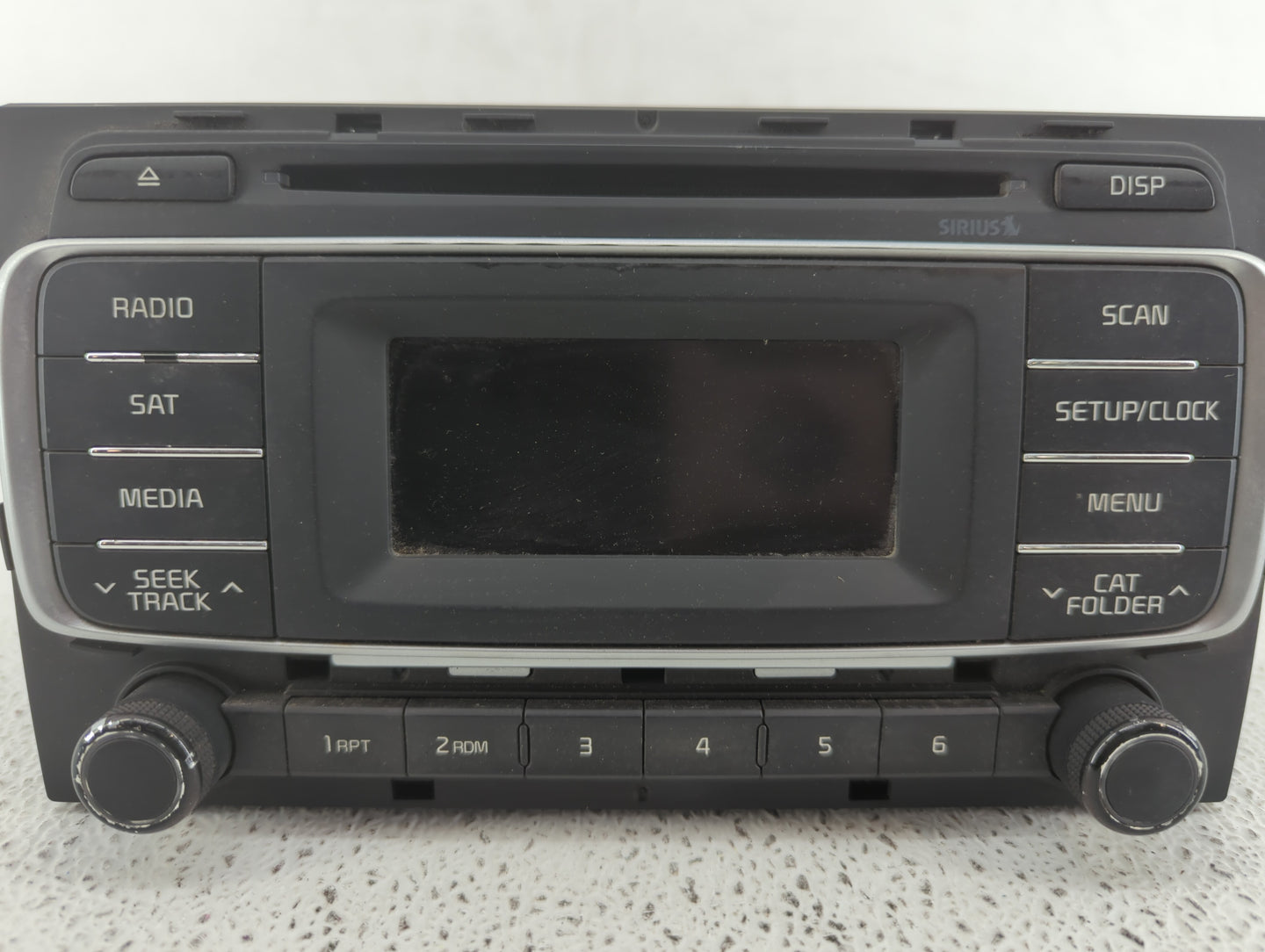 2016-2017 Kia Rio Radio AM FM Cd Player Receiver Replacement P/N:961701W910CA Fits Fits 2016 2017 OEM Used Auto Parts - Oemu