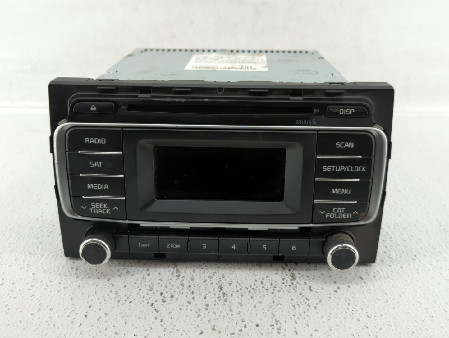 2016-2017 Kia Rio Radio AM FM Cd Player Receiver Replacement P/N:96170-1W910CA Fits Fits 2016 2017 OEM Used Auto Parts - Oem