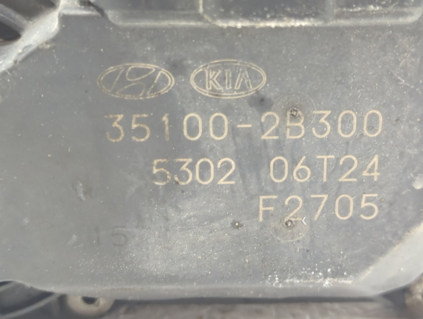 2012-2019 Kia Rio Throttle Body P/N:35100-2B300 Fits Fits 2012 2013 2014 2015 2016 2017 2018 2019 OEM Used Auto Parts - Oemu