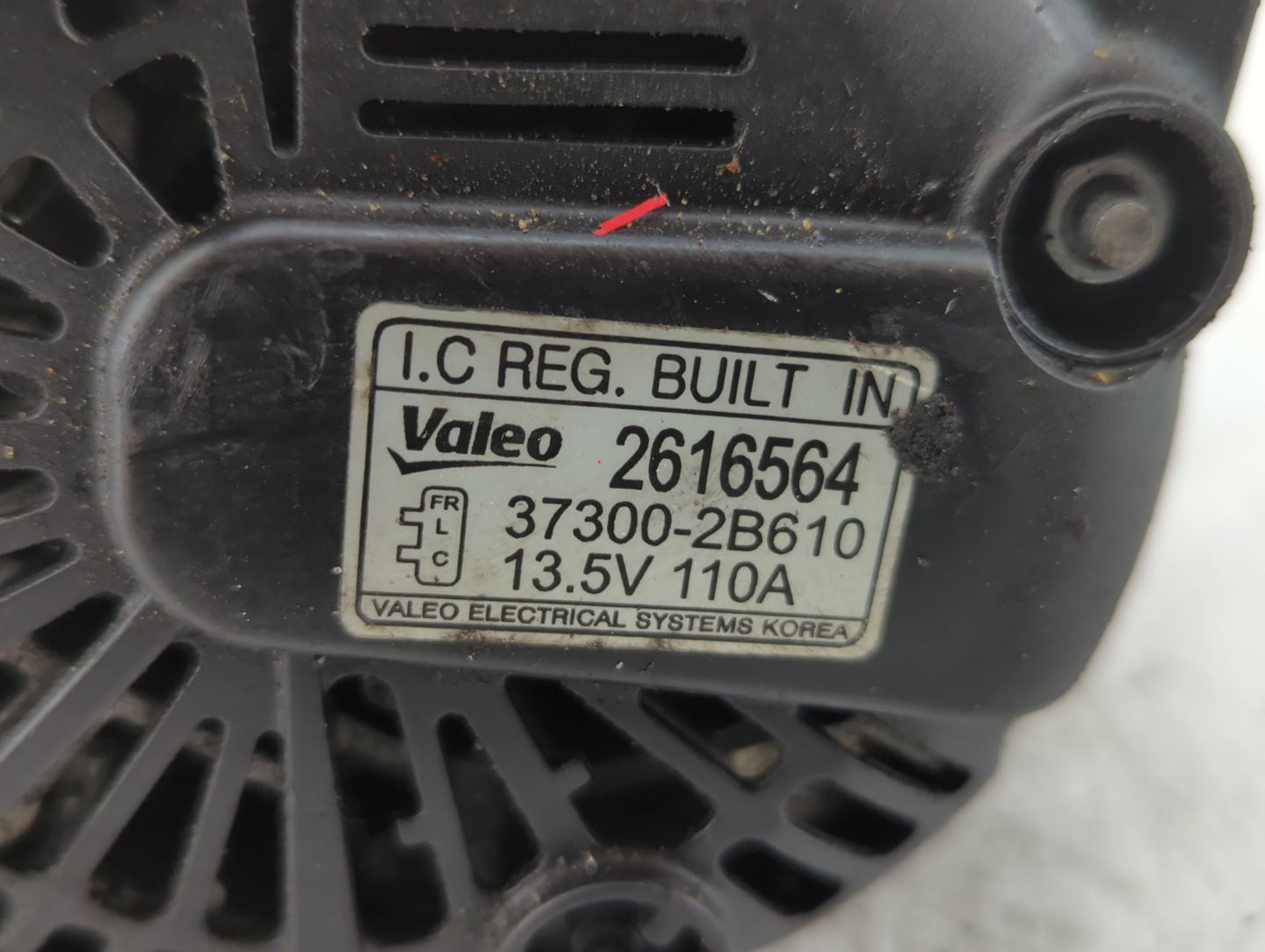 2016-2017 Kia Rio Alternator Replacement Generator Charging Assembly Engine OEM P/N:37300-2B610 Fits Fits 2016 2017 OEM Used