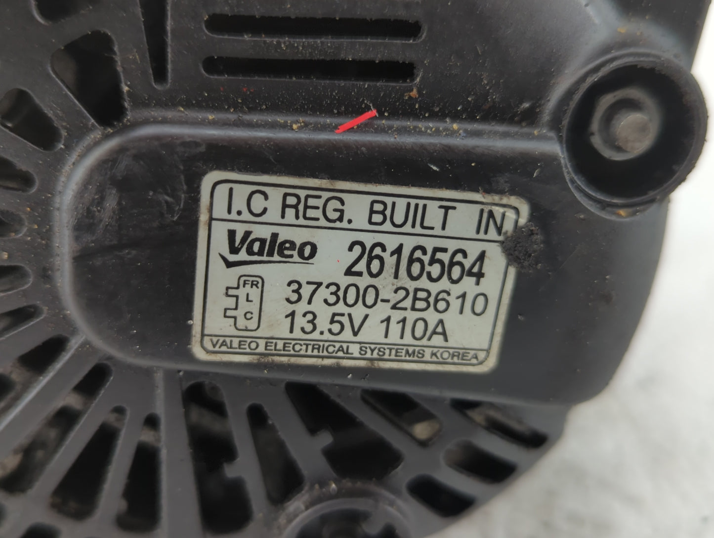 2016-2017 Kia Rio Alternator Replacement Generator Charging Assembly Engine OEM P/N:37300-2B610 Fits Fits 2016 2017 OEM Used