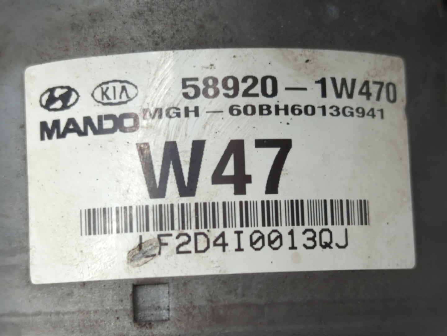 2016-2017 Kia Rio ABS Pump Control Module Replacement P/N:58920-1W470 Fits Fits 2016 2017 OEM Used Auto Parts - Oemusedautop
