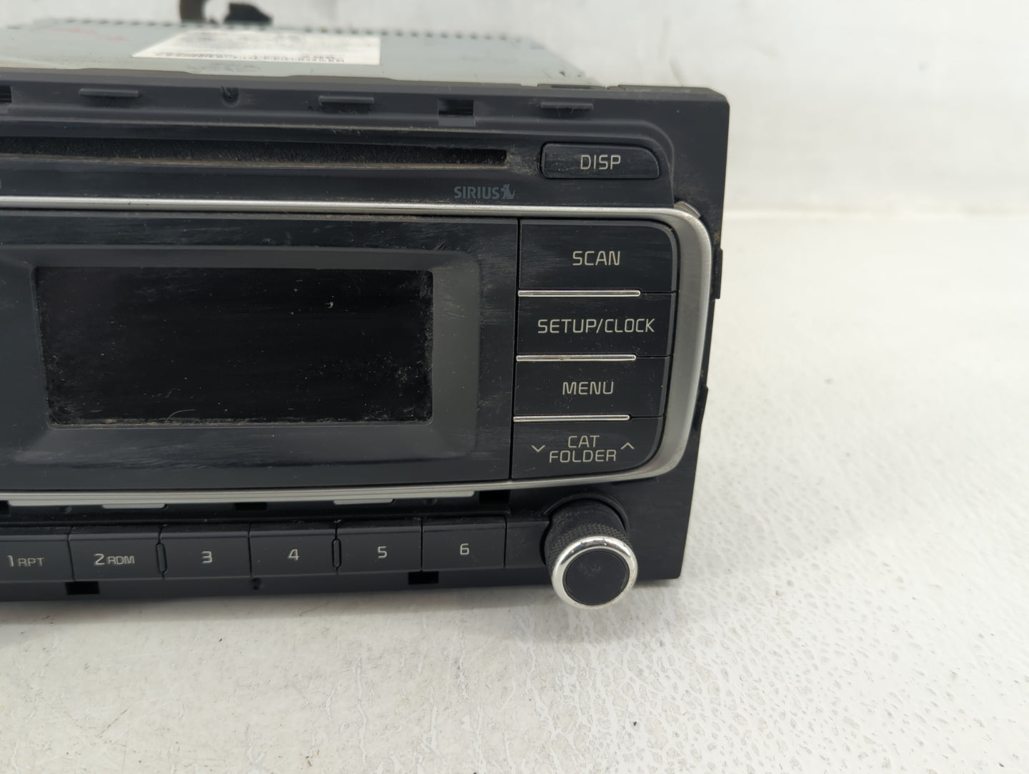 2016-2017 Kia Rio Radio AM FM Cd Player Receiver Replacement P/N:96170-1W960CA Fits Fits 2016 2017 OEM Used Auto Parts - Oem