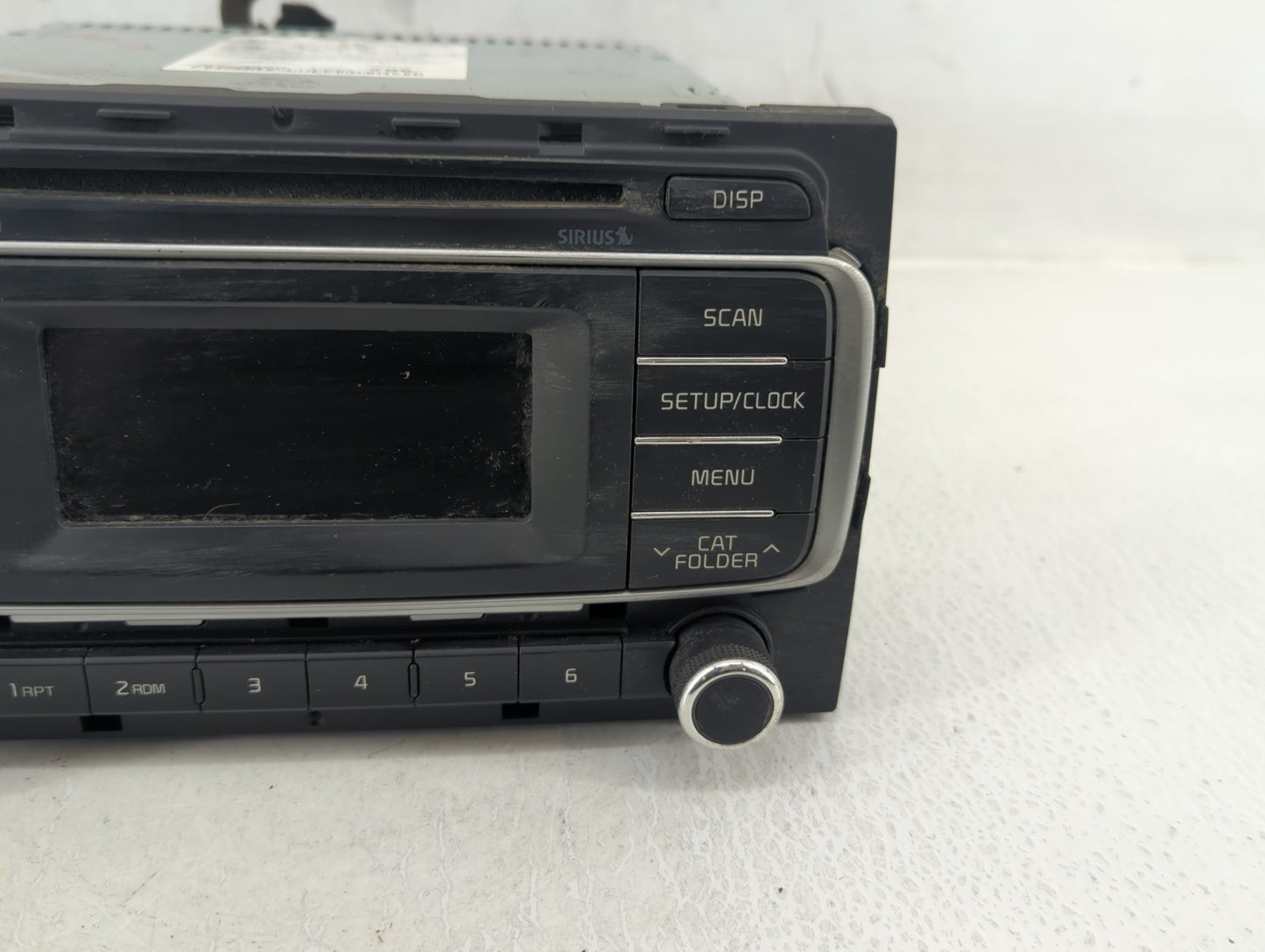 2016-2017 Kia Rio Radio AM FM Cd Player Receiver Replacement P/N:96170-1W960CA Fits Fits 2016 2017 OEM Used Auto Parts - Oem