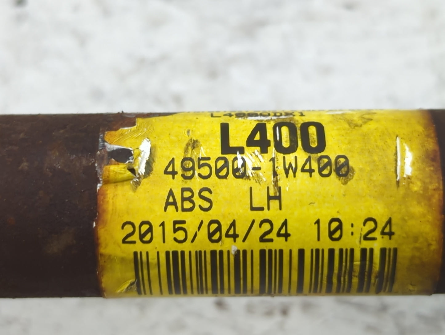 2012-2017 Kia Rio Axle Shaft Front Driver Cv C/v - Oemusedautoparts1.com