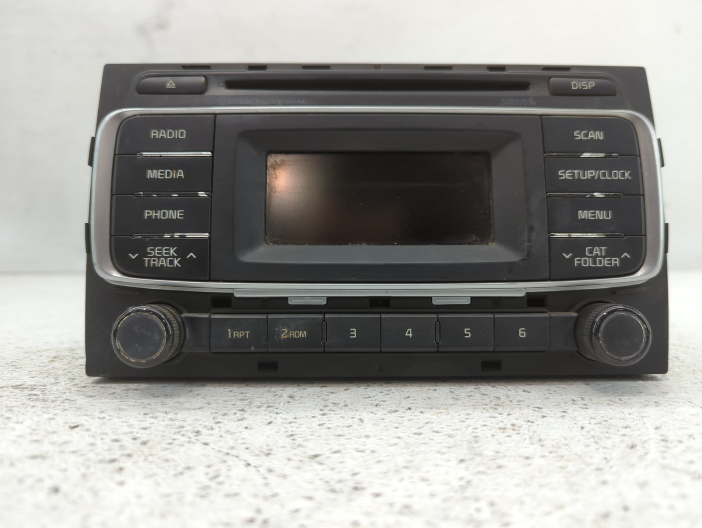 2016-2017 Kia Rio Radio AM FM Cd Player Receiver Replacement P/N:96170-1W960CA Fits Fits 2016 2017 OEM Used Auto Parts - Oem