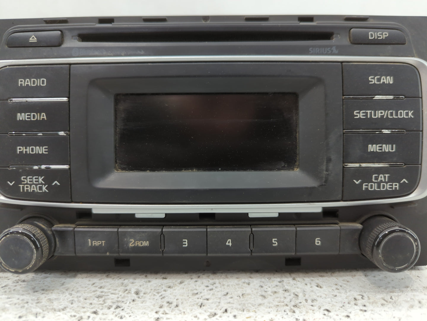 2016-2017 Kia Rio Radio AM FM Cd Player Receiver Replacement P/N:96170-1W960CA Fits Fits 2016 2017 OEM Used Auto Parts - Oem