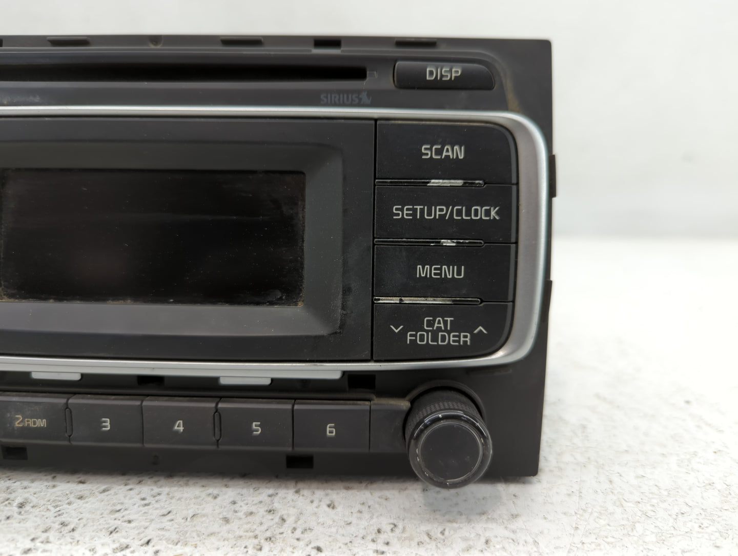 2016-2017 Kia Rio Radio AM FM Cd Player Receiver Replacement P/N:96170-1W960CA Fits Fits 2016 2017 OEM Used Auto Parts - Oem