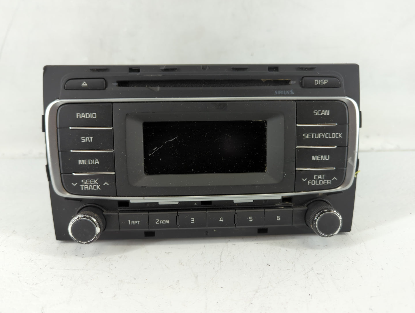 2016-2017 Kia Rio Radio AM FM Cd Player Receiver Replacement P/N:961701W910CA Fits Fits 2016 2017 OEM Used Auto Parts - Oemu