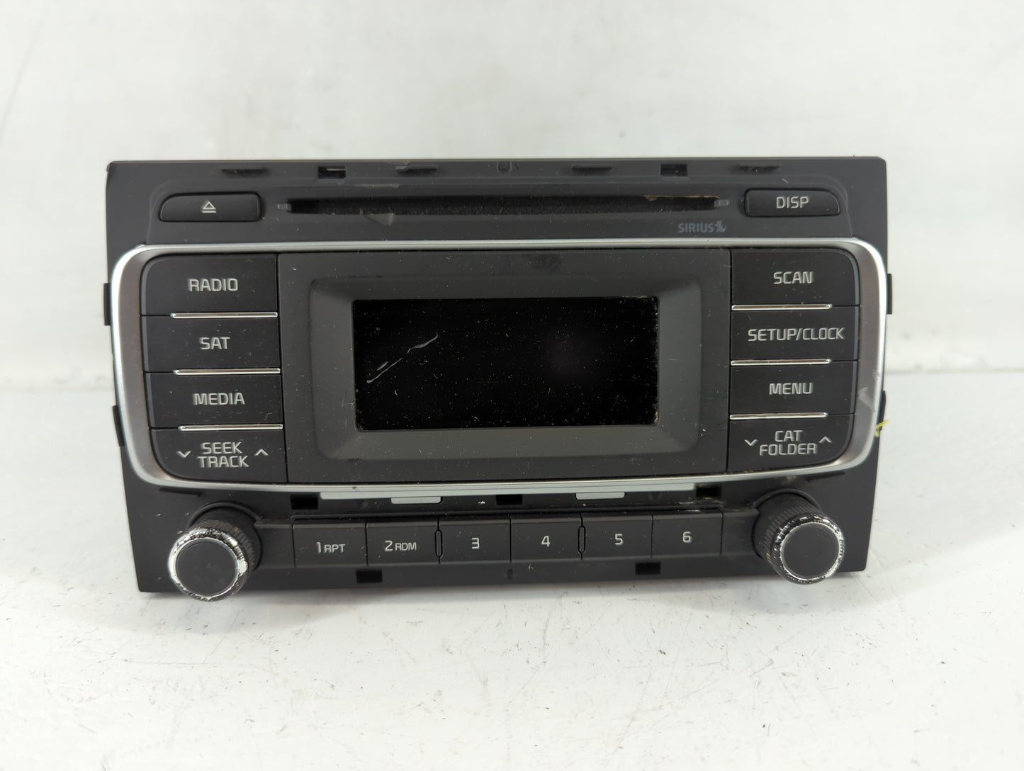 2016-2017 Kia Rio Radio AM FM Cd Player Receiver Replacement P/N:961701W910CA Fits Fits 2016 2017 OEM Used Auto Parts - Oemu