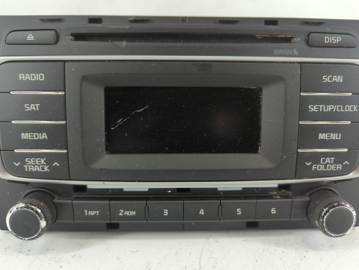 2016-2017 Kia Rio Radio AM FM Cd Player Receiver Replacement P/N:961701W910CA Fits Fits 2016 2017 OEM Used Auto Parts - Oemu